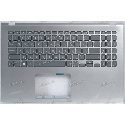 Keyboard Asus X509JB-1S серебристая русифицированная (90NB0QD1-R32RU0, 39XKPTAJN70)+Topcase