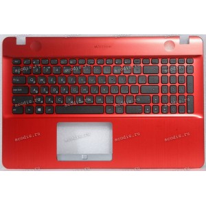 Keyboard Asus X541UV-3F красный, русифицированный (13N0-ULA0J01, 13NB0CG4AP0301, 90NB0CG4-R32RU0) + topcase Keyboard Asus X541UV-3F красный, русифицированный (13N0-ULA0J01, 13NB0CG4AP0301, 90NB0CG4-R32RU0) + topcase