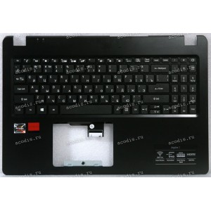 Keyboard Acer Aspire 3 A315-42-54, A315-42G-R2HR N19C1 чёрная матовая, русифицированная (6BHF8N2005, FA2ME000300, PK132CE2B04, AEZAU700110, NKI151S051, 93855146KA01, SV5T_A72B, AM2ME000100-SSH3-0A-99I-011-0A5B, EH5LW_KB_SUPP_PLATE, AP2ME000101BLC1-0A-99M-