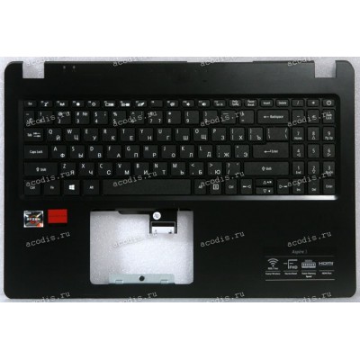 Keyboard Acer Aspire 3 A315-42-54, A315-42G-R2HR N19C1 чёрная матовая, русифицированная (6BHF8N2005, FA2ME000300, PK132CE2B04, AEZAU700110, NKI151S051, 93855146KA01, SV5T_A72B, AM2ME000100-SSH3-0A-99I-011-0A5B, EH5LW_KB_SUPP_PLATE, AP2ME000101BLC1-0A-99M-