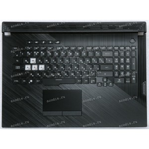 Keyboard Asus G731GU-1C чёрная матовая, русифицированная (90NR01T3-R37RU1, 13N1-9BA0911, 13NR01Q3AP0311)+Topcase Keyboard Asus G731GU-1C чёрная матовая, русифицированная (90NR01T3-R37RU1, 13N1-9BA0911, 13NR01Q3AP0311)+Topcase