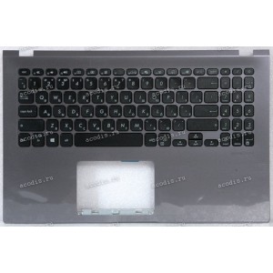 Keyboard Asus X509FA-1G тёмно-серый металлик, русифицированный (90NB0MZ2-R33RU0, 39XKRTAJN60, 13NB0MZ2AP0201)+Topcase