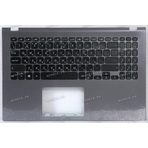 Keyboard Asus X509UA-1G тёмно-серый металлик, русифицированный (90NB0NC2-R31RU0, 39XKRTAJN20, 13NB0MZ2P03016-3)+Topcase