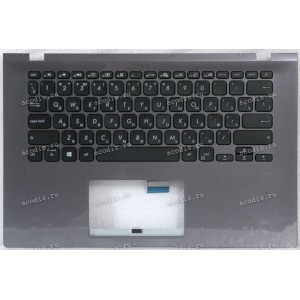 Keyboard Asus X409FAC-1G серый металлик, русифицированный (90NB0MS2--R33RU0, 13NB0MS2P02112-3)+Topcase