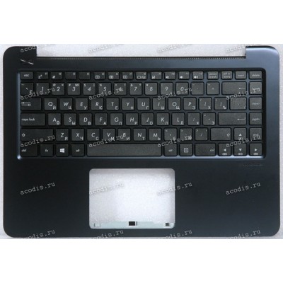 Keyboard Asus E402YA-2B тёмно-серый, русифицированная (90NB0MF3-R31RU1, 13N0-UFA0331, 13NB0C53P01011)+Topcase