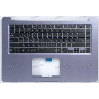 Keyboard Asus X510QA-3B серо-сиреневый металлик, русифицированный (90NB0MD2-R31RU0, 13NB0FY2AP0361)+Topcase
