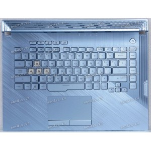 Keyboard Asus G512LWS-1F серебристо-голубая, русифицированная (90NR0342-R32RU0, 6051B1400801)+Topcase