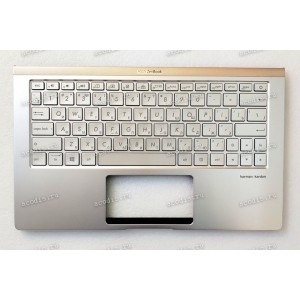 Keyboard Asus UX333FA-3S серебристая русифицированная (90NB0JV4-R31RU0, 13N1-6AA0P02, 13NB0JV0P14012, NSK-WU0LN(WU0BU-A02, NSK-WU1BU 0R, 9Z.NFTBU.10R, 0KNB0-1629RU00, 0KN1-6A2RU13 R1.0, SF-2196, 6K+NFT0M.00A)+Topcase Keyboard Asus UX333FA-3S серебристая русифицированная (90NB0JV4-R31RU0, 13N1-6AA0P02, 13NB0JV0P14012, NSK-WU0LN(WU0BU-A02, NSK-WU1BU 0R, 9Z.NFTBU.10R, 0KNB0-1629RU00, 0KN1-6A2RU13 R1.0, SF-2196, 6K+NFT0M.00A)+Topcase
