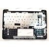 Keyboard Asus E203MA-1B чёрная матовая на сером, русифицированная (90NB0J02-R31RU0, 39XKCTCJN10, 0KNL0-1101RU00)+Topcase