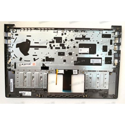 Keyboard Asus X421FL-8G чёрная матовая на сером, нерусифицированная (90NB0PZ4-R30UI0, 39XKSTAJN60, OKNB0-260GUI00)+Topcase