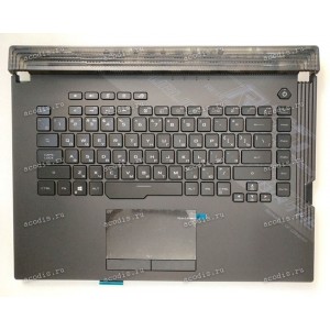 Keyboard Asus G532LWS-1A, Scar 15 чёрная матовая русифицированная (90NR02T1-R31RU0, 6051B1401301, 0KNRO-461QRU00)+Topcase