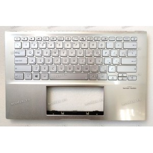 Keyboard Asus X432FA-2S, X432FL серебристый русифицированная (90NB0M62-R31RU0, 39XKQTAJN00, 0KNB0-262RRU00)+Topcase Keyboard Asus X432FA-2S, X432FL серебристый русифицированная (90NB0M62-R31RU0, 39XKQTAJN00, 0KNB0-262RRU00)+Topcase