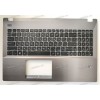 Keyboard Asus P2540FB чёрная матовая на сером, русифицированная (90NX0242-R31RU0, 13N1-4EA0501, 13NX01N2AP0101, 13NX01N2P02011)
