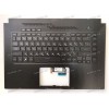 Keyboard Asus GU502DU чёрная матовая русифицированная (90NR0213-R31RU0, 13N1-8LA0701, 3NR0213AP0201, V184662ES1 RU, 0KN1-8L3RU21, 0KNR0-461ARU0)+Topcase