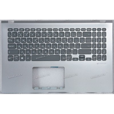 Keyboard Asus X509UA-1S серебристая русифицированная (90NB0NC1-R31RU0, 13NB0MZ1P04014)+Topcase
