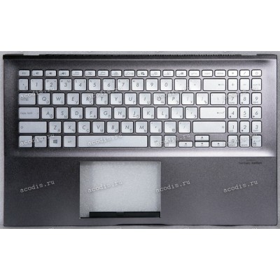 Keyboard Asus X531FA-2G тёмно-серый металлик, русифицированная (90NB0LL2-R31RU0, 13NB0LL1P03011)+Topcase