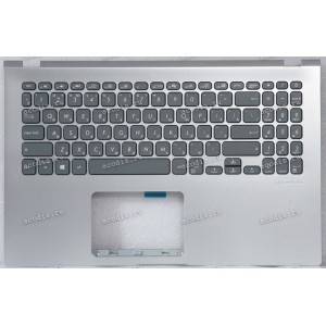 Keyboard Asus X509FA-1S серебристая русифицированная (90NB0MZ1-R31RU0, 13NB0MZ1P03013)+Topcase