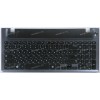 Keyboard Samsung NP350V5C-S1E, NP355V5C-S0CRU черная матовая русифицированная (BA59-03270C, CNBA5903270C, PK130RU1A02, AP0RS000810HYT, 9Z.N4NSC.10P, 9Z.N4NSC.10R)+Topcase