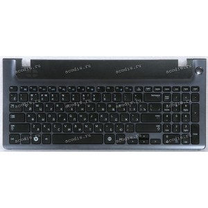 Keyboard Samsung NP350V5C-S1E, NP355V5C-S0CRU черная матовая русифицированная (BA59-03270C, CNBA5903270C, PK130RU1A02, AP0RS000810HYT, 9Z.N4NSC.10P, 9Z.N4NSC.10R)+Topcase Keyboard Samsung NP350V5C-S1E, NP355V5C-S0CRU черная матовая русифицированная (BA59-03270C, CNBA5903270C, PK130RU1A02, AP0RS000810HYT, 9Z.N4NSC.10P, 9Z.N4NSC.10R)+Topcase