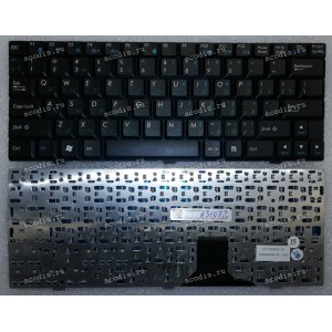 Keyboard Asus eeePC 1000, 1000H, 1000HE, 1000HA, 1000HD (Black/Matte/RUO) чёрная матовая