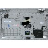 Keyboard Samsung NP-RV515-S06RU черная матовая c чёрной рамкой и серебристым топкейсом, русифицированная (BA75-02862C, CNBA5902941C, BA59-02941C)+ Topcase 
