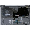 Keyboard Samsung NP530U4C-S01RU чёрная на сером, русифицированная (BA75-04038M, CNBA5903382A, BA59-03382A) + Topcase 