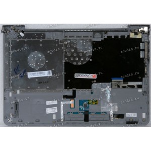 Keyboard Samsung NP530U4C-S01RU чёрная на сером, русифицированная (BA75-04038M, CNBA5903382A, BA59-03382A) + Topcase Keyboard Samsung NP530U4C-S01RU чёрная на сером, русифицированная (BA75-04038M, CNBA5903382A, BA59-03382A) + Topcase