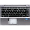 Keyboard Samsung NP700Z3A, NP700Z3A-S01RU чёрная на сером, русифицированная (BA75-03515C, CNBA5903125C, BA59-03125C) + Topcase 