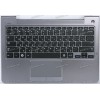 Keyboard Samsung NP535U3C чёрная на сером, русифицированная (BA75-04055M, CNBA5903381A, BA59-03381A)+ Topcase 