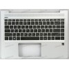 Keyboard HP EliteBook 440 G6, 440 G7, ProBook 440 G6, 440 G7, 445 G6, 445 G7 без подсветки, чёрная на серебристом, украинский (L44589-251, L65225-251, L24818-251, AEX8J800110180L8J, HPM18C23SU-920, L38139-251, 4BX8JTATP10, BYS20200630, DD2011, HB19A1, SP5