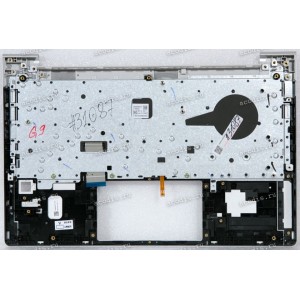 Keyboard HP ProBook 440 G8, G9, G10, 445 G8, G9, G10 (M23769-251)+Topcase чёрная матовая в серебристом топкейсе английская С подсветкой Keyboard HP ProBook 440 G8, G9, G10, 445 G8, G9, G10 (M23769-251)+Topcase чёрная матовая в серебристом топкейсе английская С подсветкой