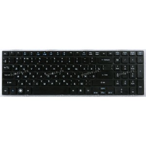 Keyboard Acer Aspire Ethos 5951G чёрная матовая, русифицированная (AEZYG700010, V125746AS1, 9ZN6KLR00)