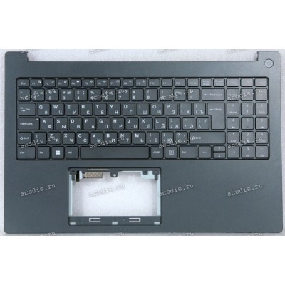 Keyboard F+ Fplus FlapTop I FLTP-5i3-8256-w, FLTP-5i3-8512-w, FLTP-5i3-16512-w, FLTP-5i5-8256-w, FLTP-5i5-8512-w, FLTP-5i5-16512-w, FLTP-5i5-161024-w чёрная в чёрном топкейсе русская оригинальная (PW0K-156Z1U-C00300292, F0099-001 MB3281001) original