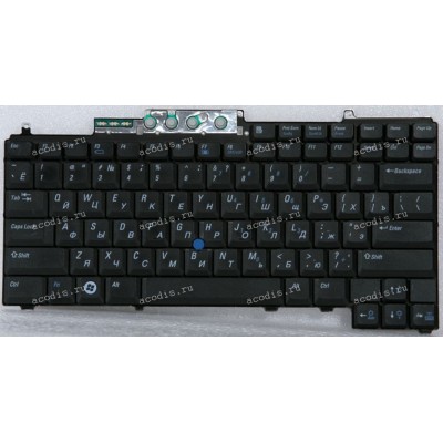 Keyboard Dell Latitude D620, D630 чёрная русифицированная (NSK-D5401, 9J.N782.401 A012, 7NT006606, D102, E178672)