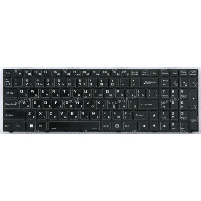 Keyboard Clevo N15Z3, PB50, PB51, PB70, PB71, Machenike L17 I512500h, T58, S15-i512450H, S16-I712700H, MachCreator MC-Y15i51135g7, GigaByte G5, GD, KC 15.6" (6-23-RPC50-010-102-018H9LHA03, 18H9-NEW-RF-X1, CVM18H93SU94309, CVM18H93SU9430B, CVM18H96SU9