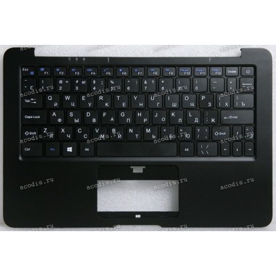 Keyboard Digma EVE 11 C409 ES2056EW + topcase XK-HS067 2621001 SP13798 (Black/Matte/RUO)