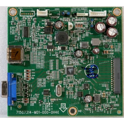 Mainboard HP 23,0" 1920x1080 P232 ProDisplay HSTND-7041-L 796994-001 797044-001 (715G7314-M01-000-0H4F, 715G7314-M01-000-0H4F) TSUMP58CG-1, OZ9998MGN, YV5CA, GA5D27, MXIC 25L4006E-M1I-12G, 24C16WP, 24C02RP