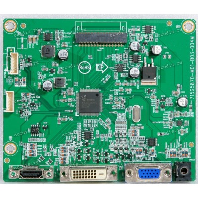 Mainboard Asus LMT 23,6" 1920x1080 VS247HR MAIN BOARD (IDC) (04020-00024900, 715G5870-M01-B01-004M, TPV 756GQFCB0U1042, (Q)GQFCB0U1042) NT68773UMFG, RT8290A, AZ1084C