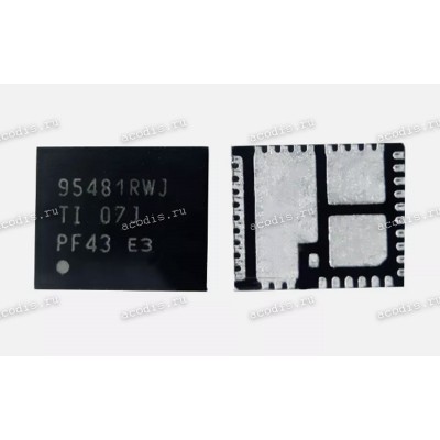 Микросхема Texas Instruments CSD95481RWJ, 95481RWJ VQFN-40 (Asus p/n: 07035-00150100) Synchronous Buck NexFET Smart Power Stage