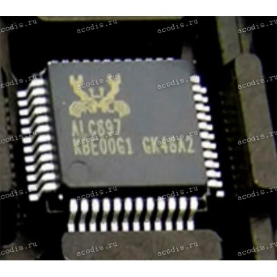 Микросхема RealTek ALC897, ALC897-VA2-CG LQFP-48 QFN-48 (Asus p/n: 06103-00720100) Audio codec Аудио кодек NEW original
