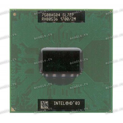 Процессор Socket 479/FC-µPGA Intel Pentium M 735 (p/n: SL7EP) (1.70GHz=100MHz x 17, 2MB