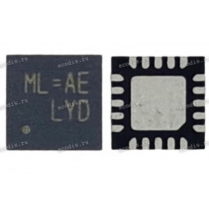 Микросхема RichTek RT6543A, RT6543AGQW QFL-20, WQFN-20L-3x3 (ML = xx, ML=xx, ML=4L, ML=9G, ML = 9G, ML = AG, ML=CD, Asus p/n: 06095-02780000) NEW original High Efficiency Single Synchronous Buck PWM Controller for INTEL VCCIN AUX ICL and TGL Микросхема RichTek RT6543A, RT6543AGQW QFL-20, WQFN-20L-3x3 (ML = xx, ML=xx, ML=4L, ML=9G, ML = 9G, ML = AG, ML=CD, Asus p/n: 06095-02780000) NEW original High Efficiency Single Synchronous Buck PWM Controller for INTEL VCCIN AUX ICL and TGL