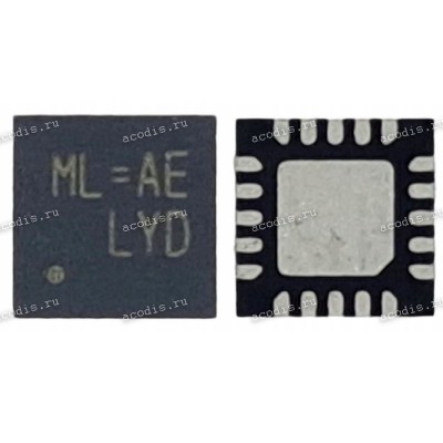 Микросхема RichTek RT6543A, RT6543AGQW QFL-20, WQFN-20L-3x3 (ML =  xx, ML=xx, ML=4L, ML=9G, ML = 9G, ML = AG, ML=CD, Asus p/n: 06095-02780000) NEW original High Efficiency Single Synchronous Buck PWM Controller for INTEL VCCIN AUX ICL and TGL