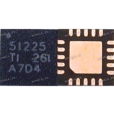 Микросхема Texas Instruments TPS51225, TPS51225B, TPS51225RUKR, TPS51225BRUKR, 1225, 1225B QFN20, QFN-20
