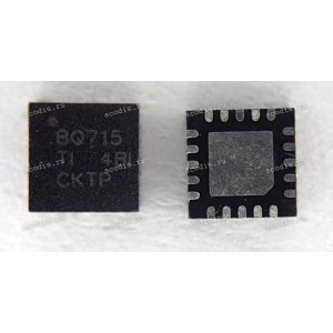 Микросхема Texas Instruments BQ24715, BQ24715RGRR, BQ715 QFN-20 (Asus p/n: 06036-00250000) 2-3 Cell NVDC-1 Battery Charger Controller with Ultra-Fast Transient Response and High Light-Load Efficiency NEW original Микросхема Texas Instruments BQ24715, BQ24715RGRR, BQ715 QFN-20 (Asus p/n: 06036-00250000) 2-3 Cell NVDC-1 Battery Charger Controller with Ultra-Fast Transient Response and High Light-Load Efficiency NEW original