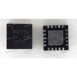 Микросхема Texas Instruments BQ24715, BQ24715RGRR, BQ715 QFN-20 (Asus p/n: 06036-00250000) 2-3 Cell NVDC-1 Battery Charger Controller with Ultra-Fast Transient Response and High Light-Load Efficiency NEW original Микросхема Texas Instruments BQ24715, BQ24715RGRR, BQ715 QFN-20 (Asus p/n: 06036-00250000) 2-3 Cell NVDC-1 Battery Charger Controller with Ultra-Fast Transient Response and High Light-Load Efficiency NEW original