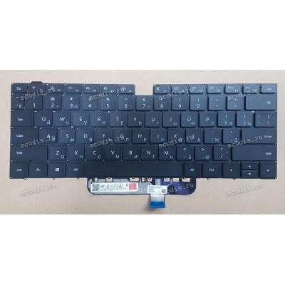 Keyboard Huawei Honor MagicBook Pro 8+512 HLY-W19R чёрная, русифицированная БЕЗ подсветки (02452769, R22011206054, V194121AS2, JIT DG 105JM0019) original NEW