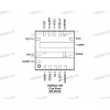 Микросхема Anpec APL3572A, APL3572AQBI, 3572A, APL3572AQBI-TUG TQFN3x3-16D USB Power-Distribution Switches