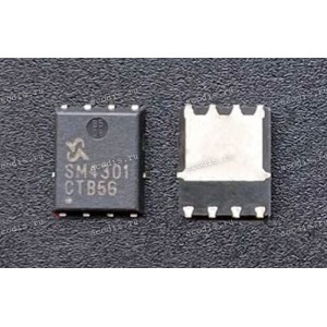 Транзистор SinoPower SM4301, SM4301PSK, SM4301PSKPC-TRG-VB SOP-8, 30V 18A 5m-@10V,18A P-Channel SO-8 MOSFETs