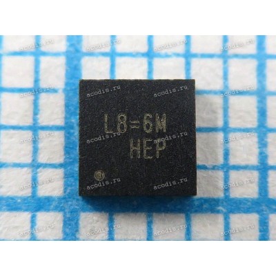 Микросхема RichTek RT6256B, RT6256BGQUF (L8= , L8 = ) UABEI / HQ11150978000 UQFN-12HL (Asus p/n: 06018-01300500) NEW original 6A, 23V Synchronous Step-Down Converter with 3.3V LDO